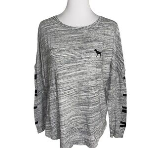 Victoria's Secret Heathered Gray Long Sleeve Tee